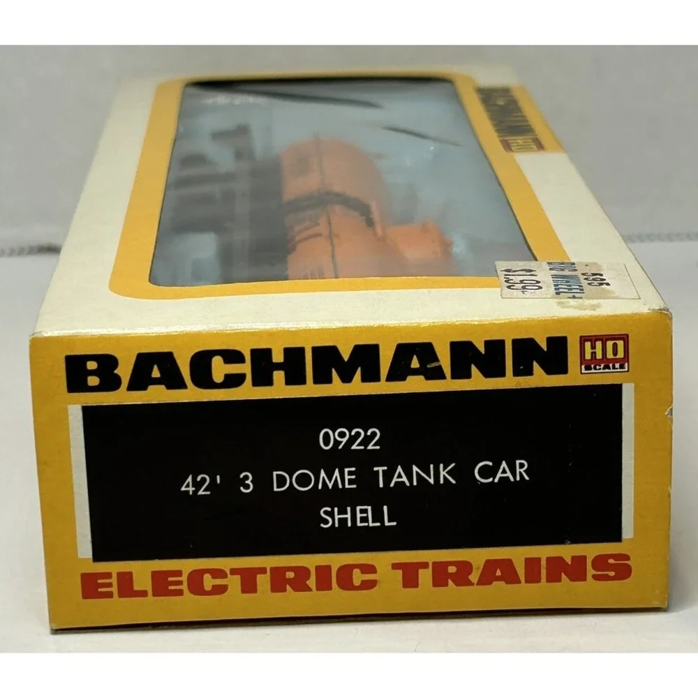 Bachman HO Scale Shell Oil 3 Dome Tank‎ Car SCCX 1245 EUC Model RR